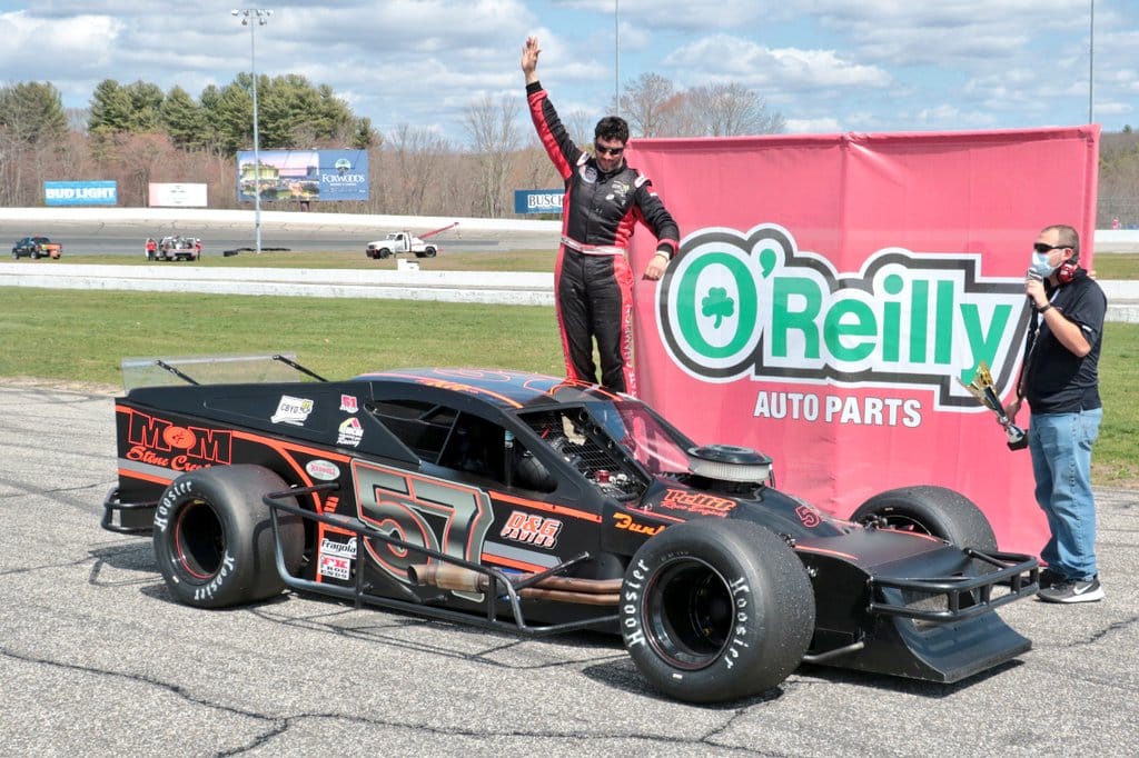 Racing America - After battling hard with Mike Christopher...