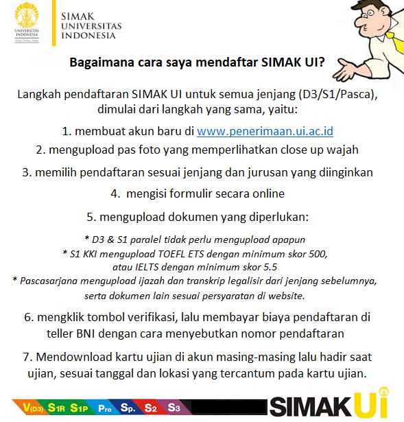 SIMAK-UI - Pelaksanaan SIMAK UI terdekat akan dibuka pd bulan februari ...