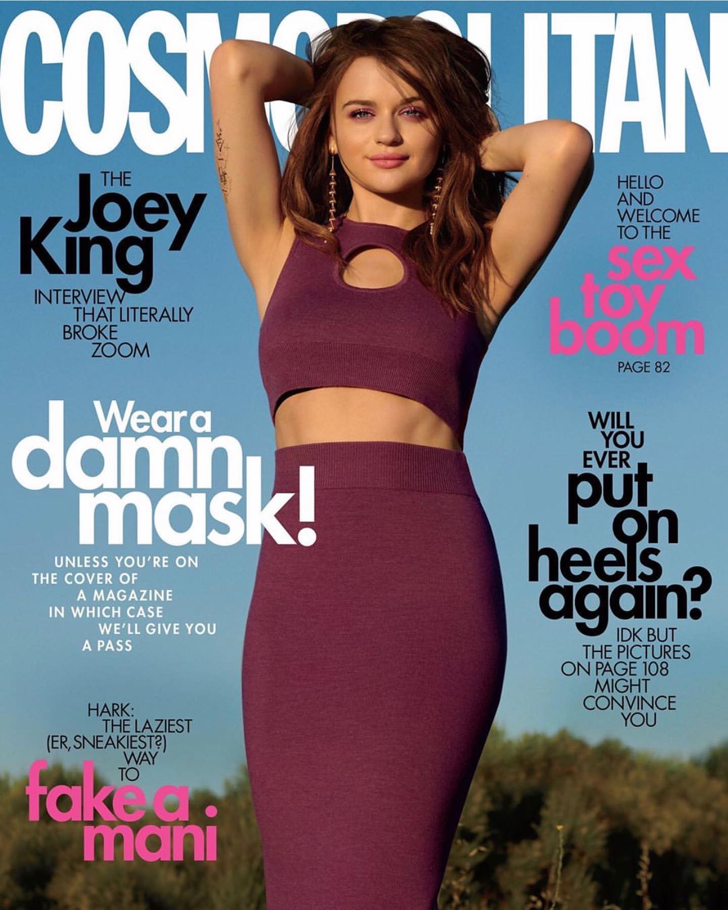 Maravilhosa é ela! Joey King está arrasando muito na capa de