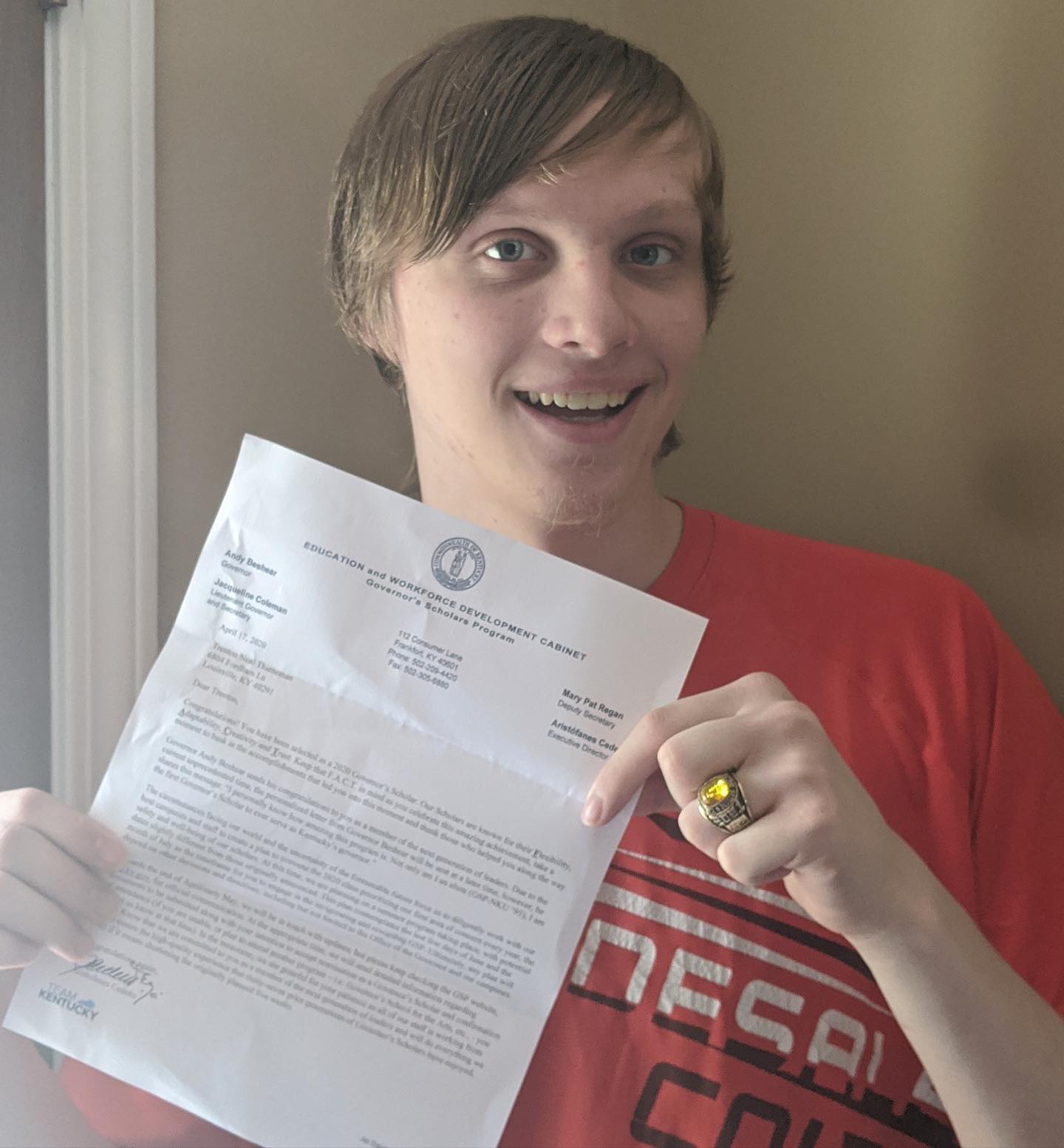 Congratulations to Trenton Thieneman 