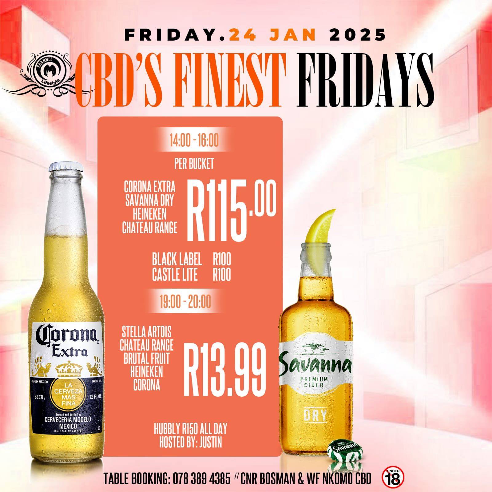 Sundays are for 05 MAY (2PM-4PM) Bucket PROMO SAVANNA DRY.......R115 ...