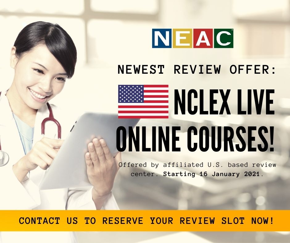 NEAC Medical Exams Application Center - GREAT NEWS for all FUTURE NCLEX ...