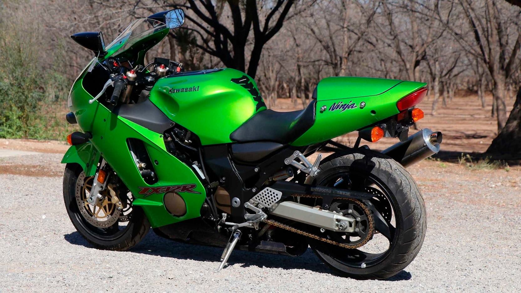 Kawasaki's ZX-12R - future classic. This was meant to be the top