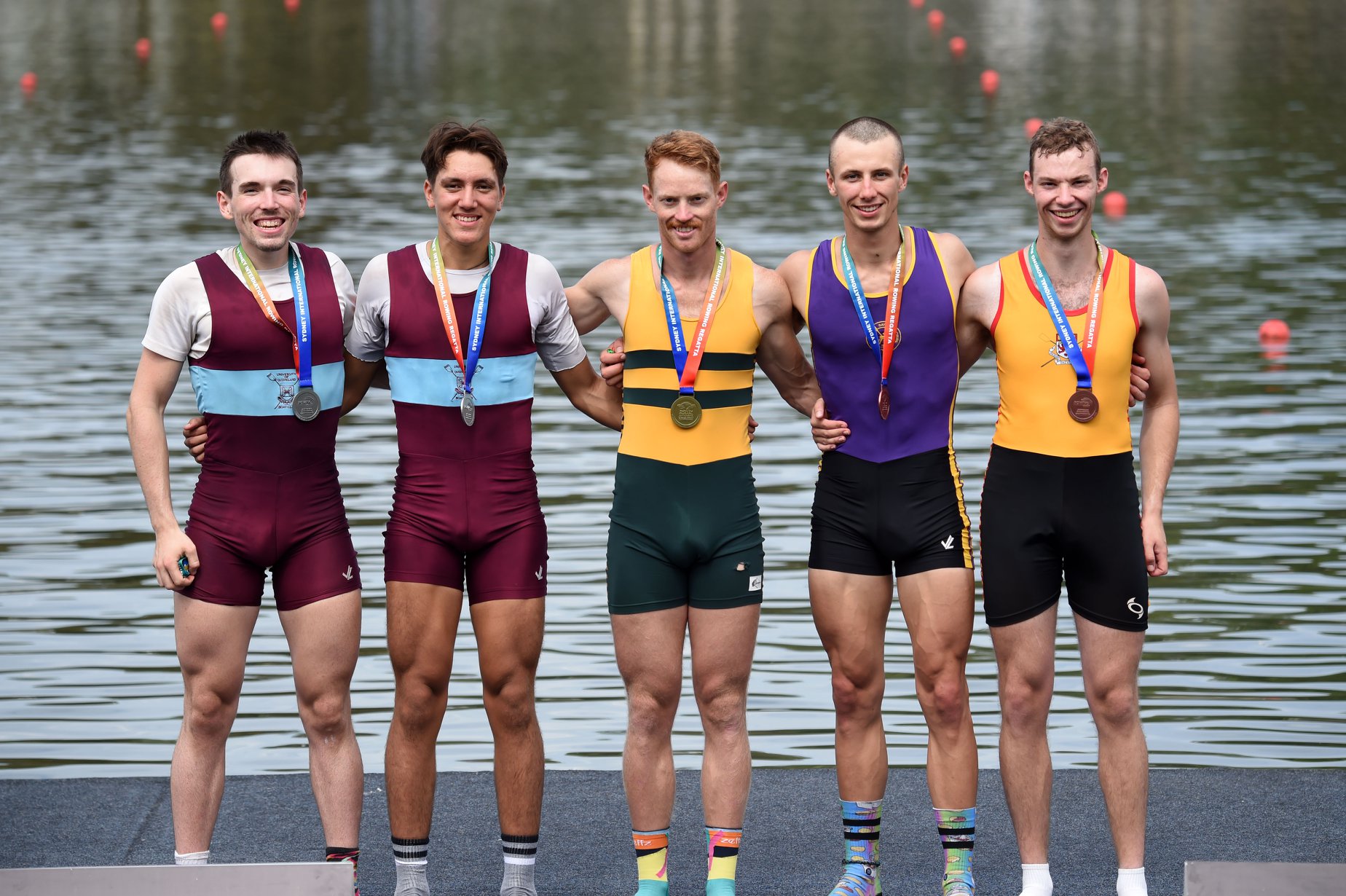 Rowing Australia - The medallists from the Open Lightweight Men's ...