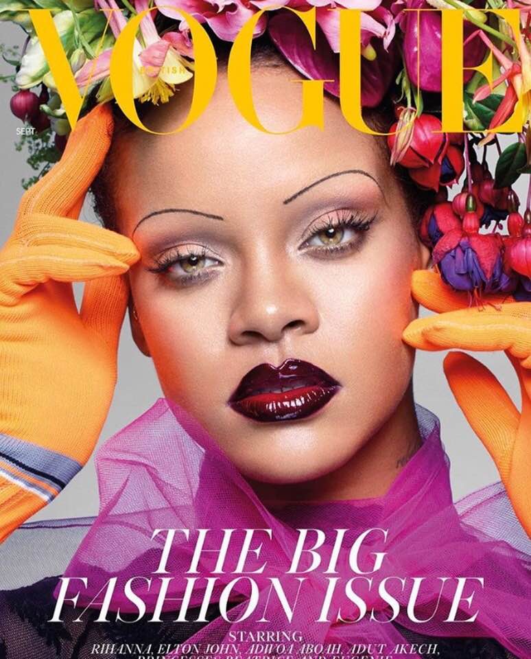The May 2020 issue of British Vogue, starring Rihanna on the cover