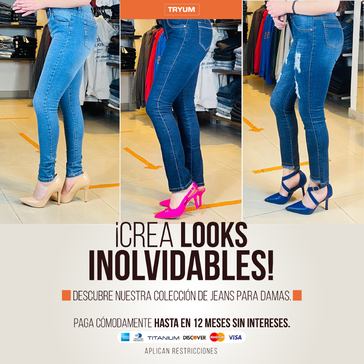 TRYUM - 👖Los jeans son más que una prenda, son tu aliado... | Facebook