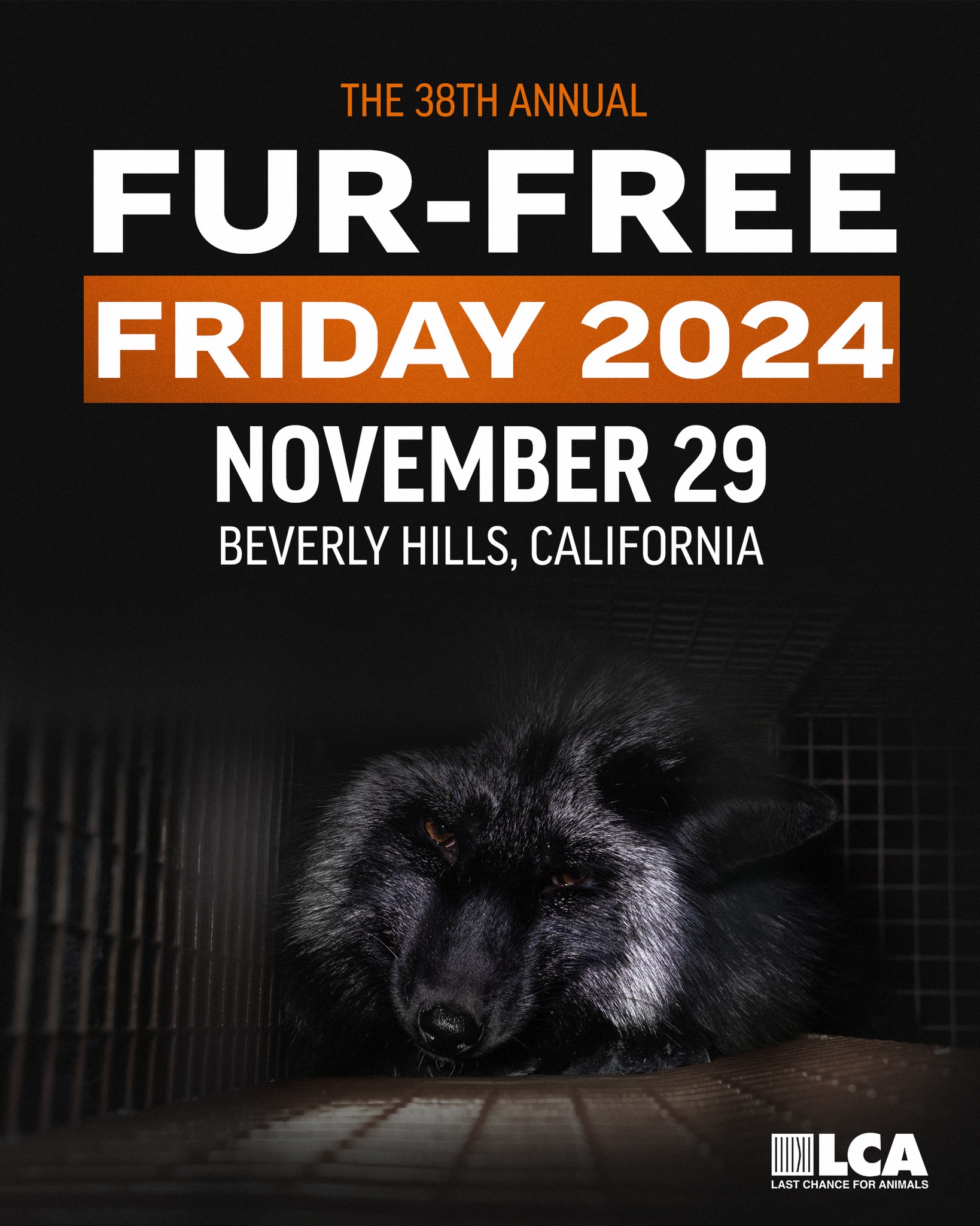 Last - SAVE THE DATE! THE 38TH ANNUAL FUR-FREE FRIDAY PROTEST Join LCA ...