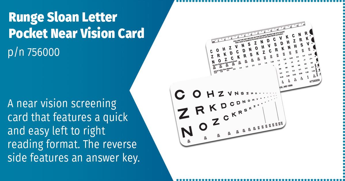 Good-Lite - The Runge Near Vision Pocket Card features a format that is ...