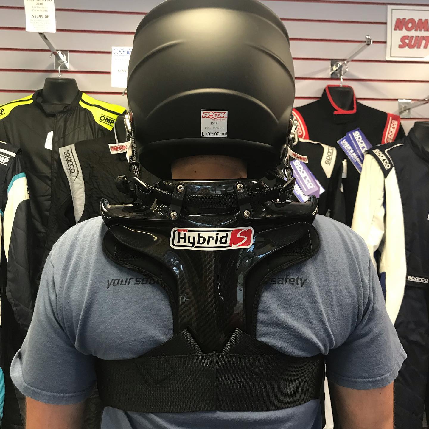OG Racing - The Simpson Hybrid S is the only head & neck...