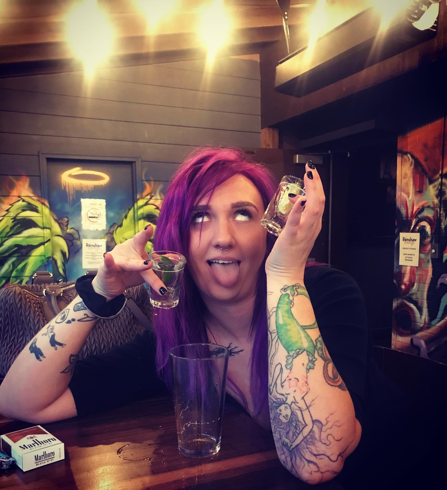 Renshaw - Covid 19 survival tip: If you have a drink in each hand, you ...
