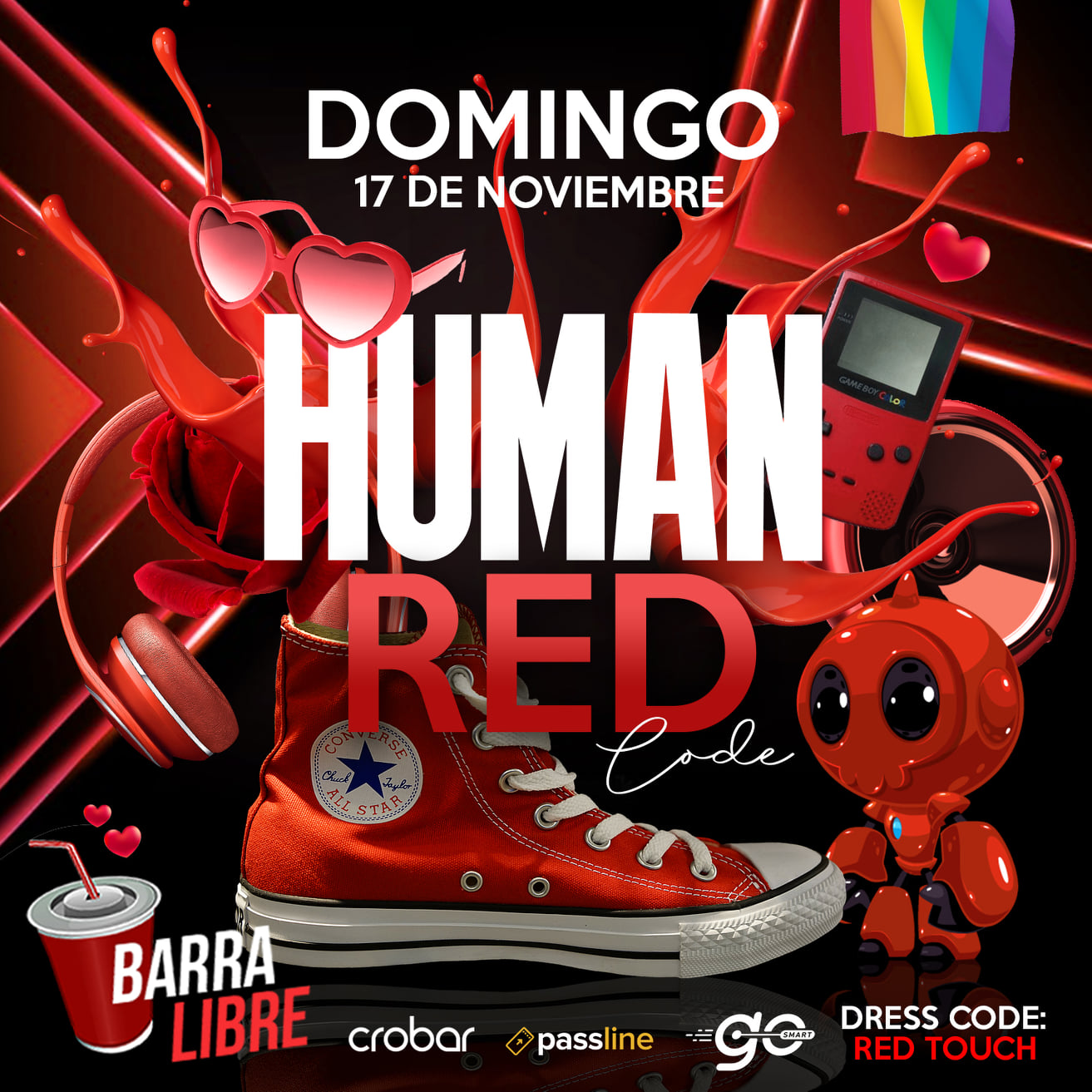 HUMAN CLUB - 🏳️‍🌈Human Barra Libre en Crobar 🍻👯‍♂️...