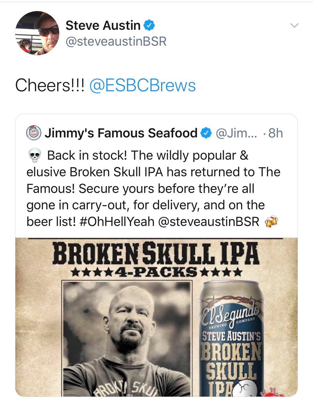🍺 “The Texas Rattlesnake” Stone... - Jimmy's Famous Seafood