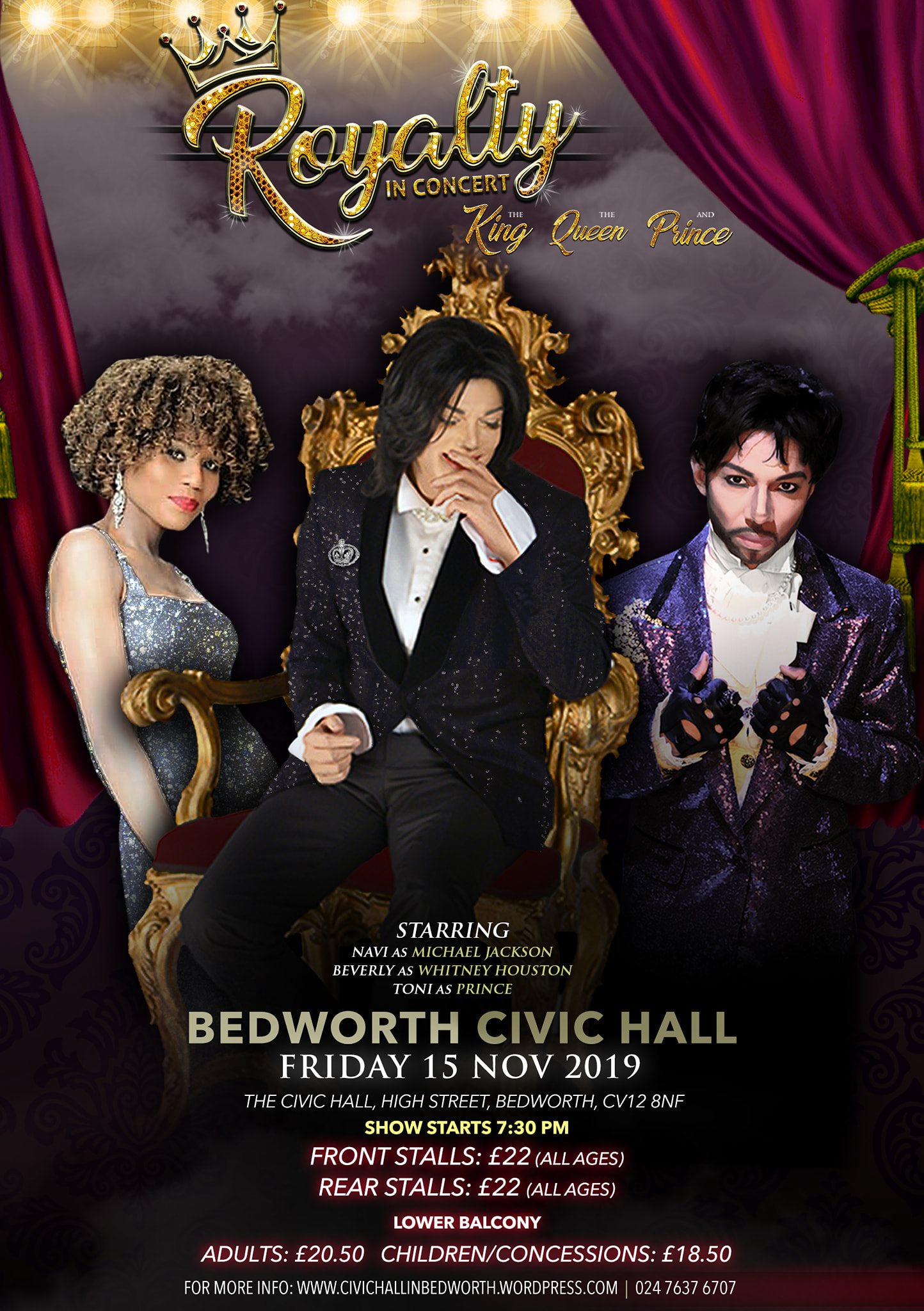 ROYALTY in CONCERT The King, The Queen & Prince Over 2 hours of