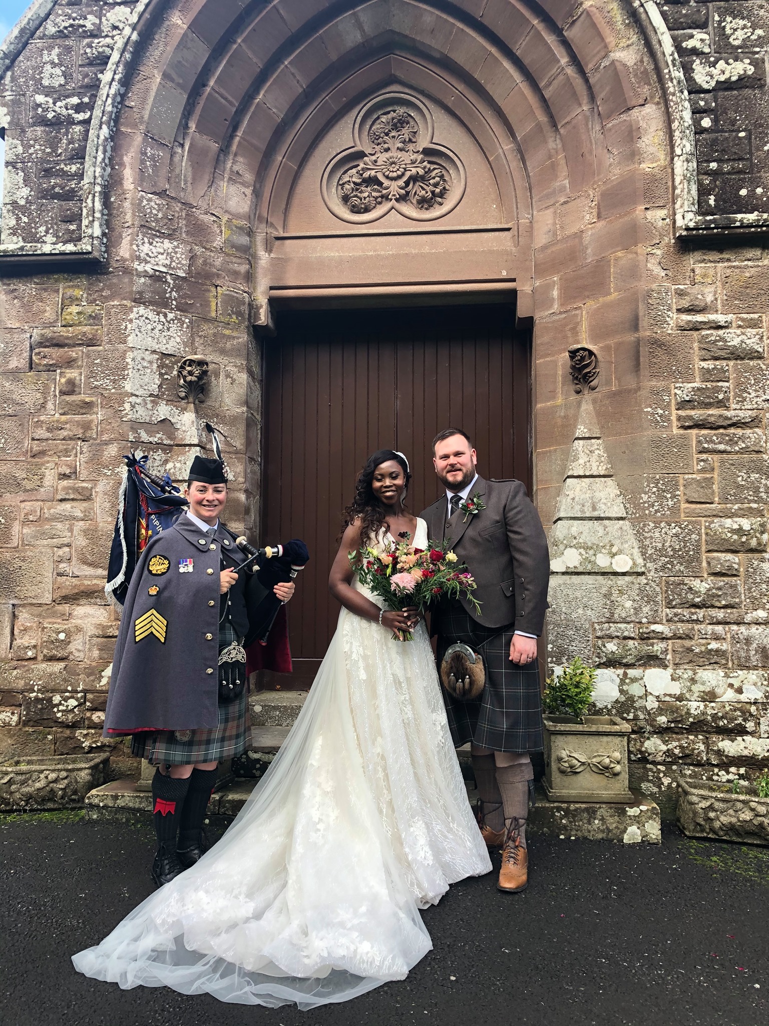 Thistle Piping - Congratulations to Peter & Rhoda on their...