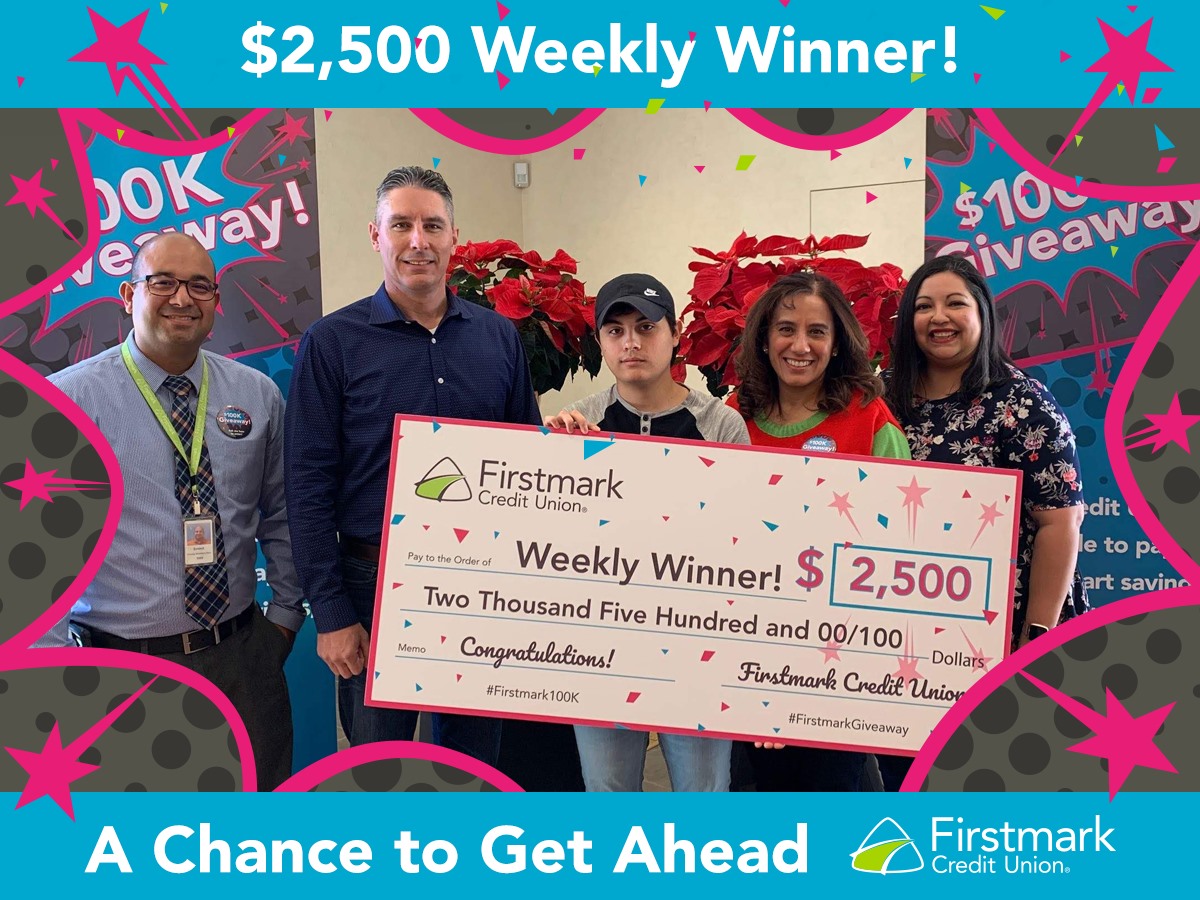 Congratulations to our 3rd weekly... - Firstmark Credit Union | Facebook