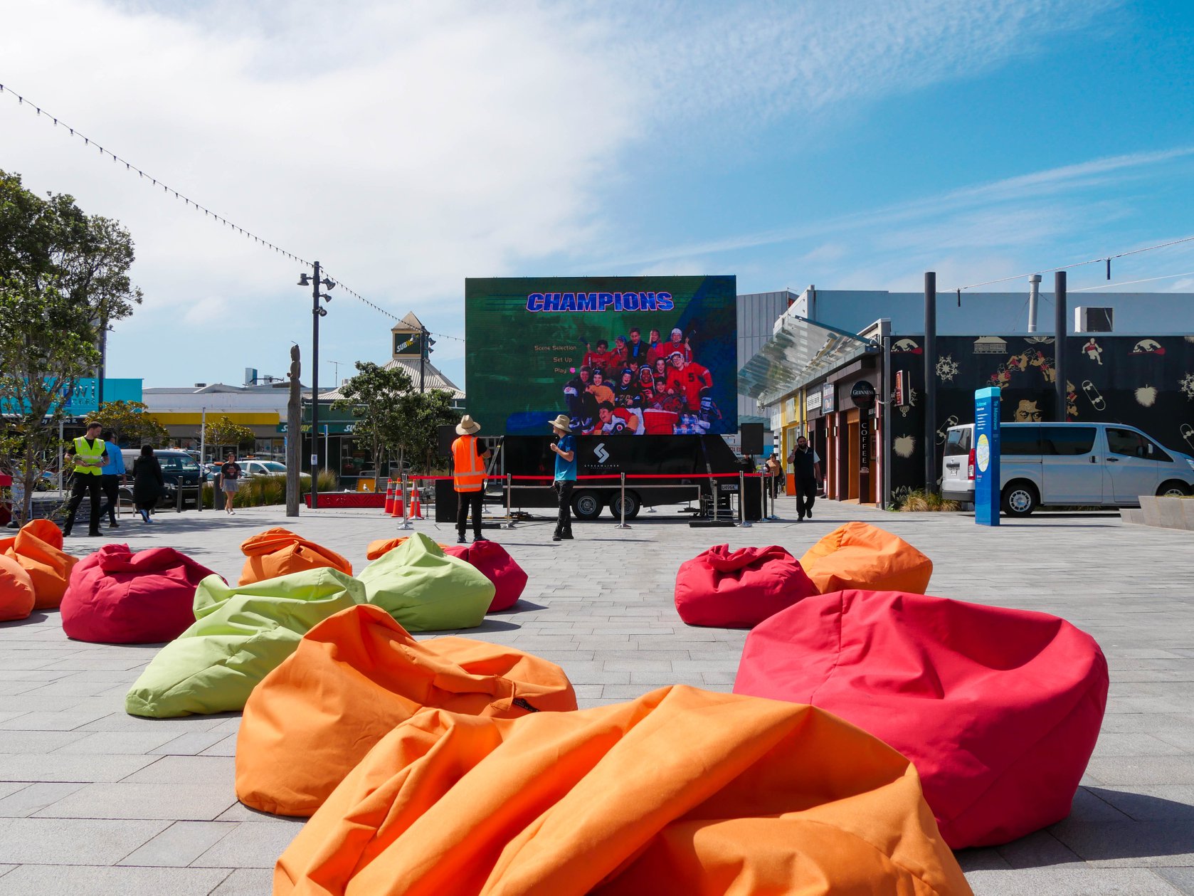 That screen went up quackly! 🦆... - Porirua City Council