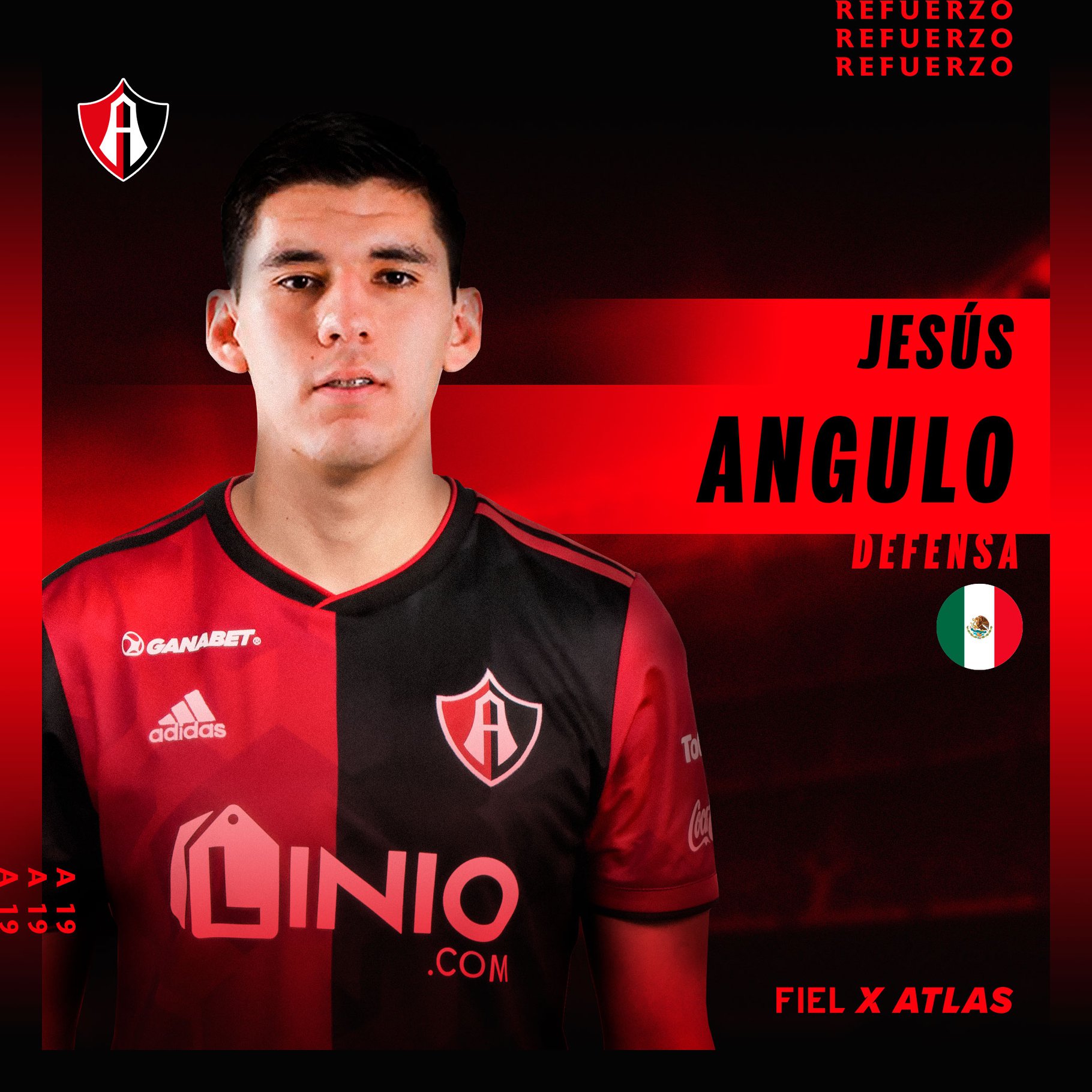 Atlas FC - ¡BIENVENIDO, JESÚS ANGULO! 🙌 Confiamos en ti,... | Facebook