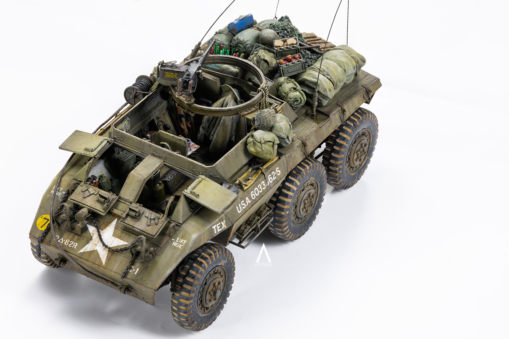 Tamiya 1/35 scale US M20 Armored Utility Car model build and review