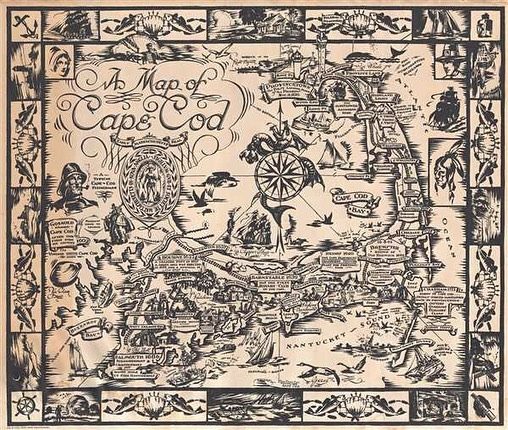 1930 Town Crier Pictorial... - Geographicus Rare Antique Maps | Facebook