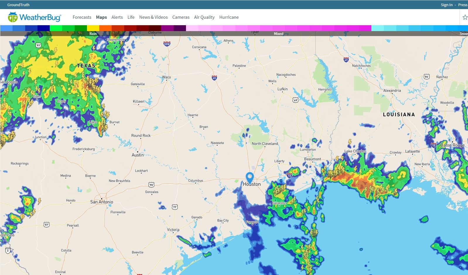WeatherBug - Our Space Center #Houston camera is catching... | Facebook