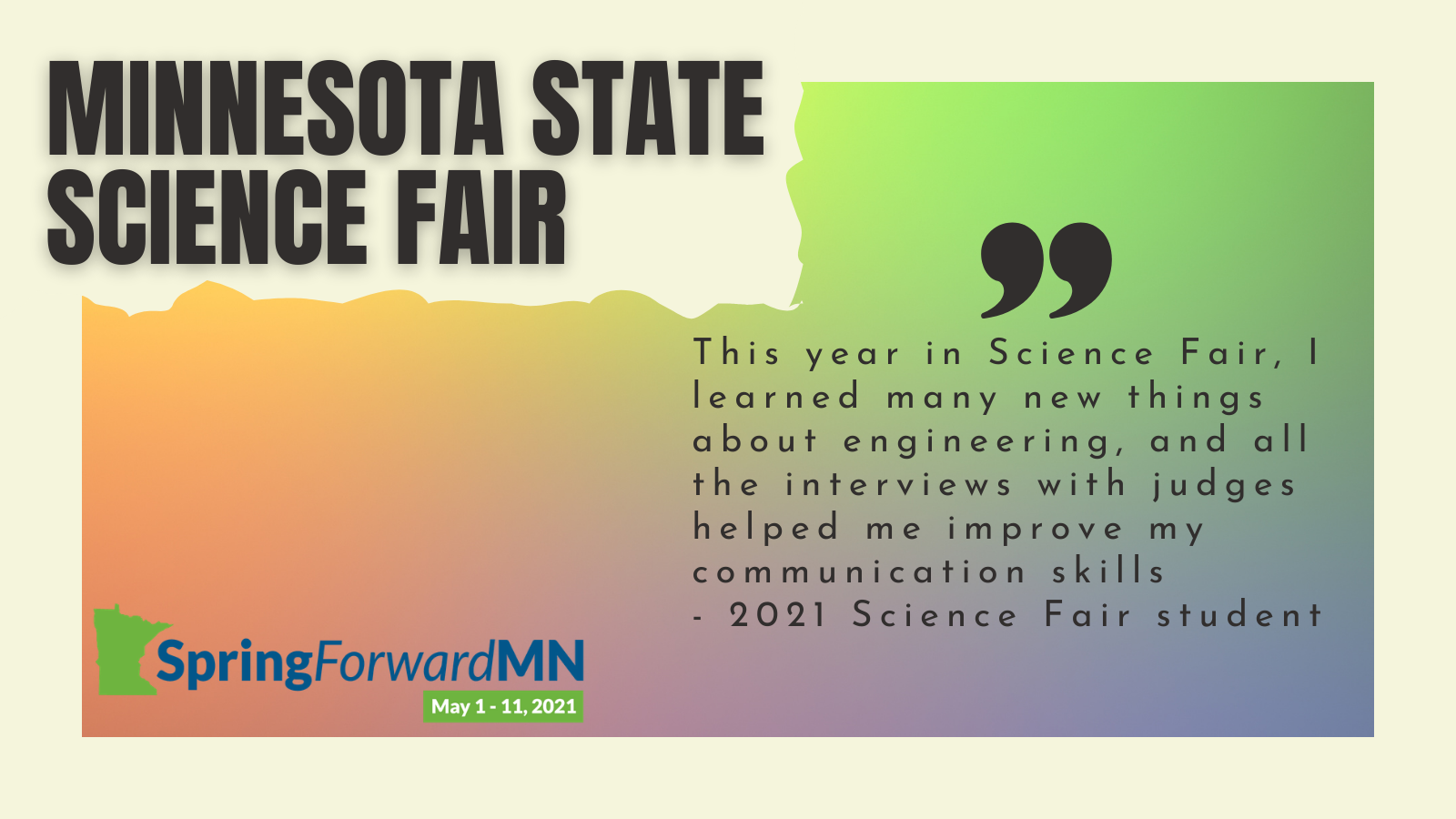 Minnesota Academy of Science - During #SpringForwardMN, support the ...