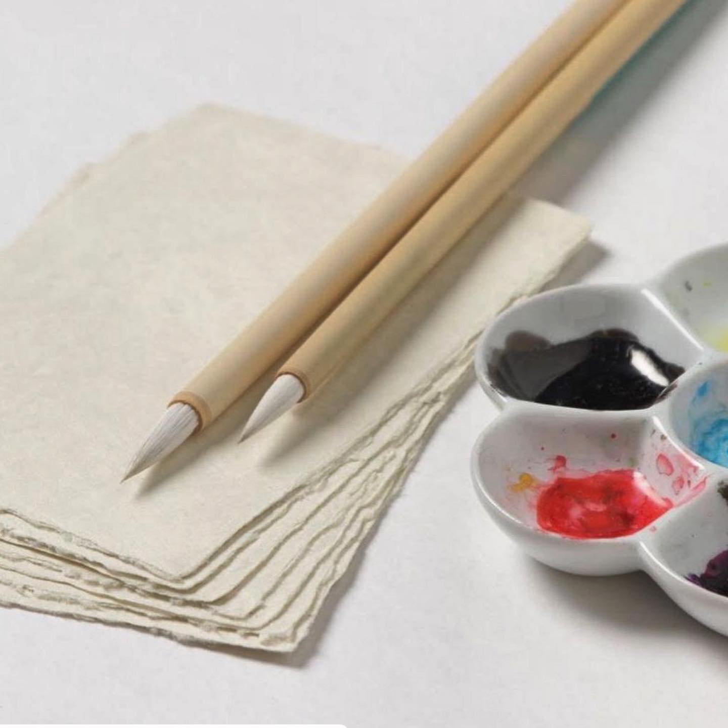 Awagami Factory - Try your hand at #inkpainting on these...