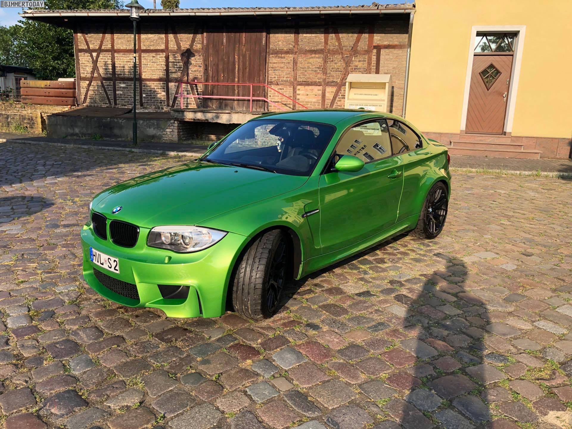 BMWBLOG - World's only BMW Individual BMW 1M in Java Green...