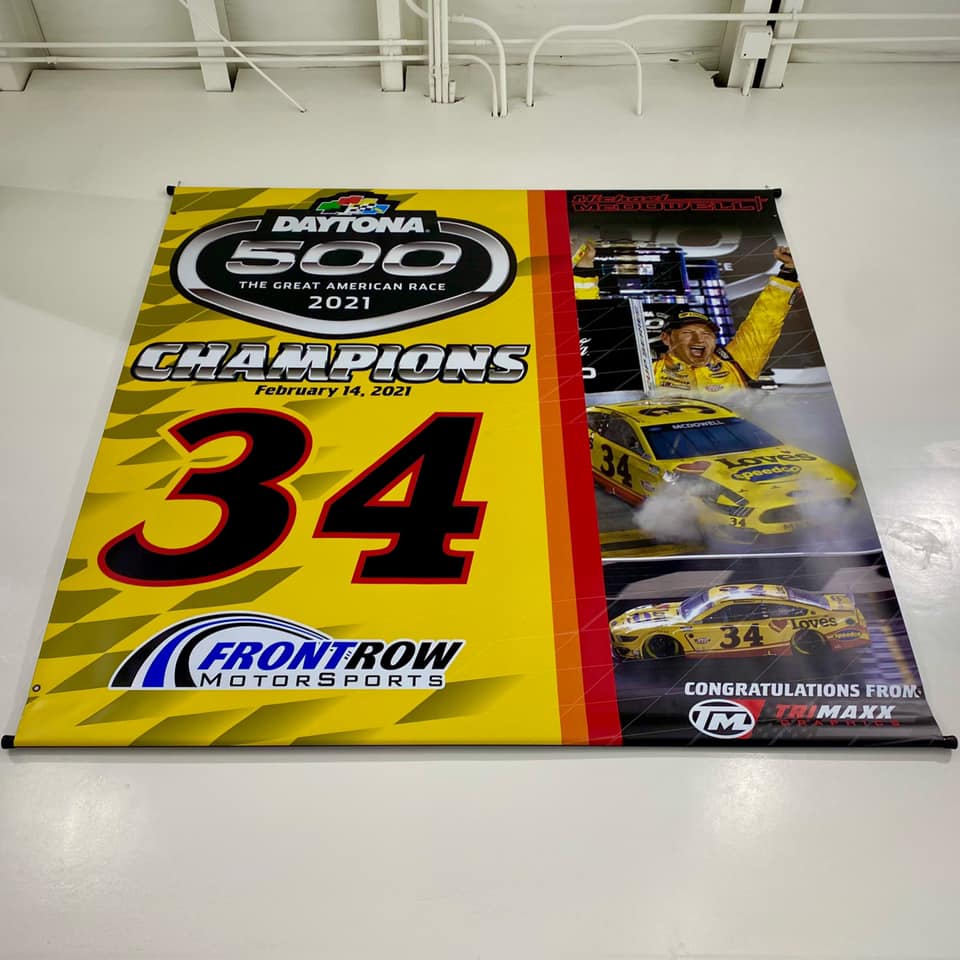 Front Row Motorsports - Thanks to our friends at TriMaxx Graphics LLC ...