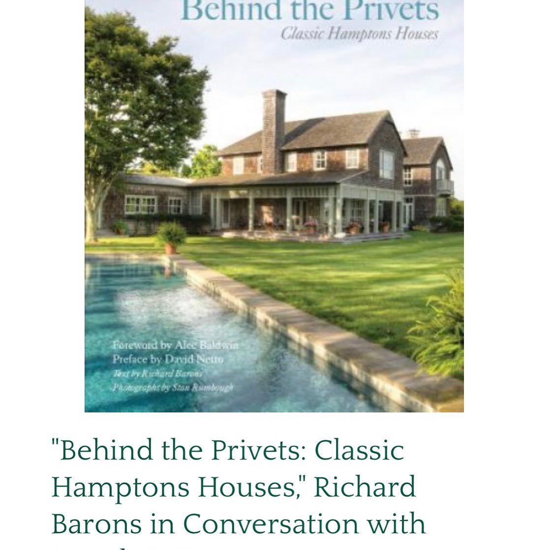 East Hampton Historical Society - Today at 5pm, Mulford Farm. Richard ...