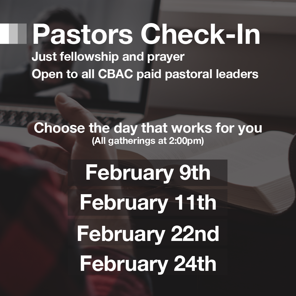 Canadian Baptists of Atlantic Canada - PASTORS CHECK-INS—If you're a ...