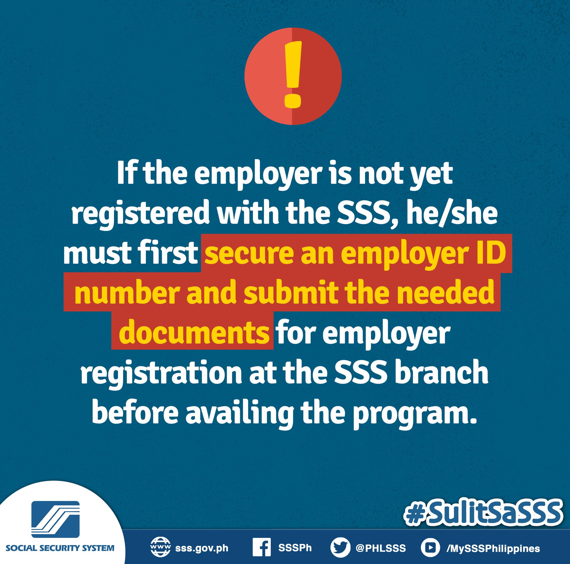 Philippine Social Security System - SSS - If the employer is not yet ...