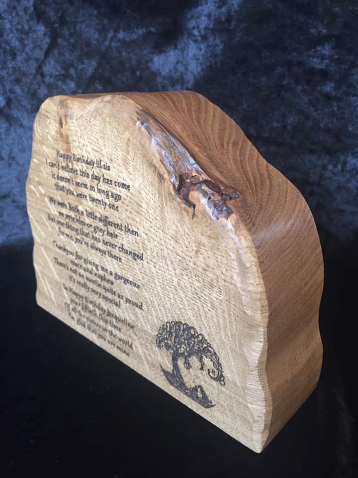 A unique mantle plaque, made for a... - Sew Unique Langport