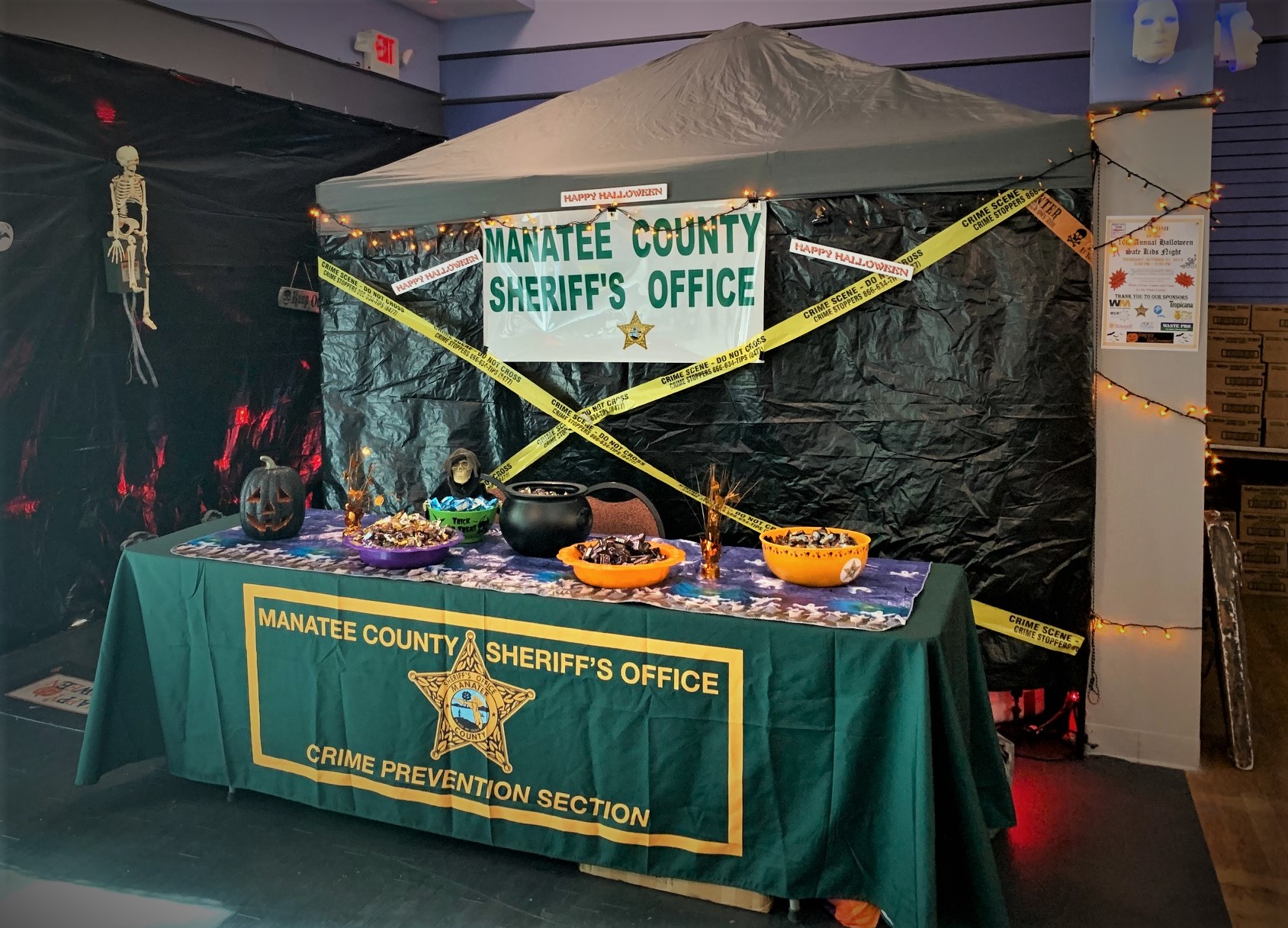The table is set and our Crime Prevention Deputies are ready for 