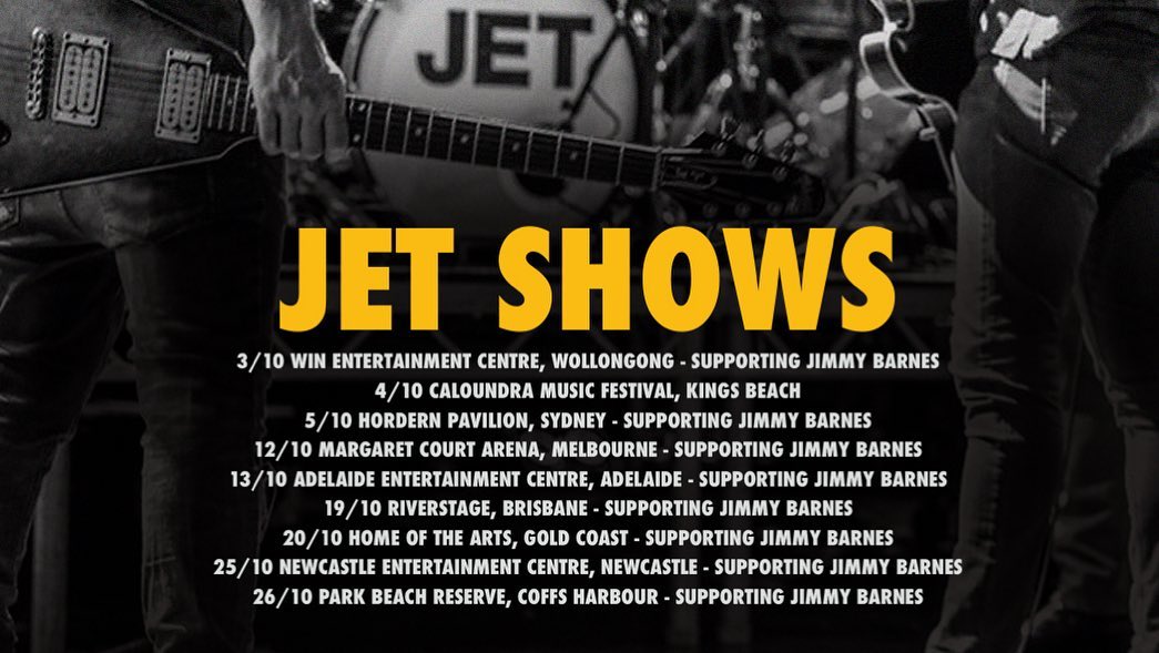 Jet - In less than a week we return to Australia to hit the road with ...