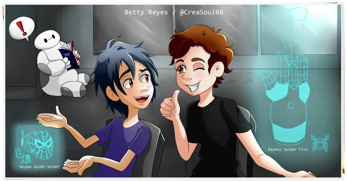 Ilustra.org - Spiderman´s Big Hero 6 By: Betty Reyes You...