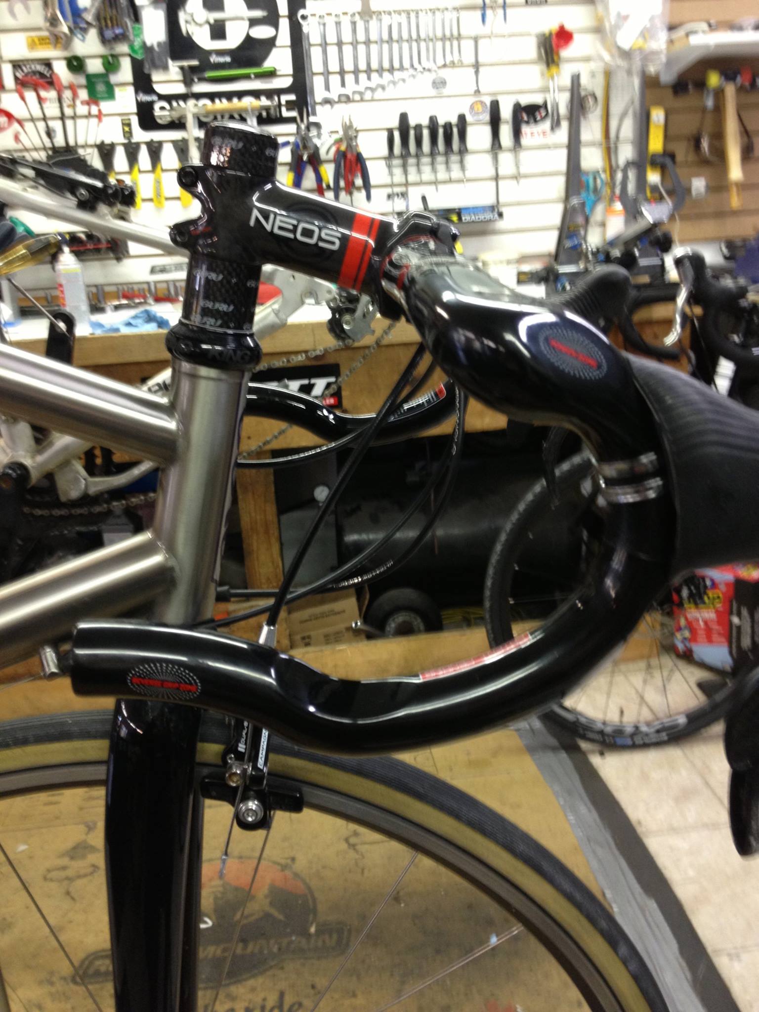 The Cinelli Neo Morphe is a totally different handlebar! Thanks to