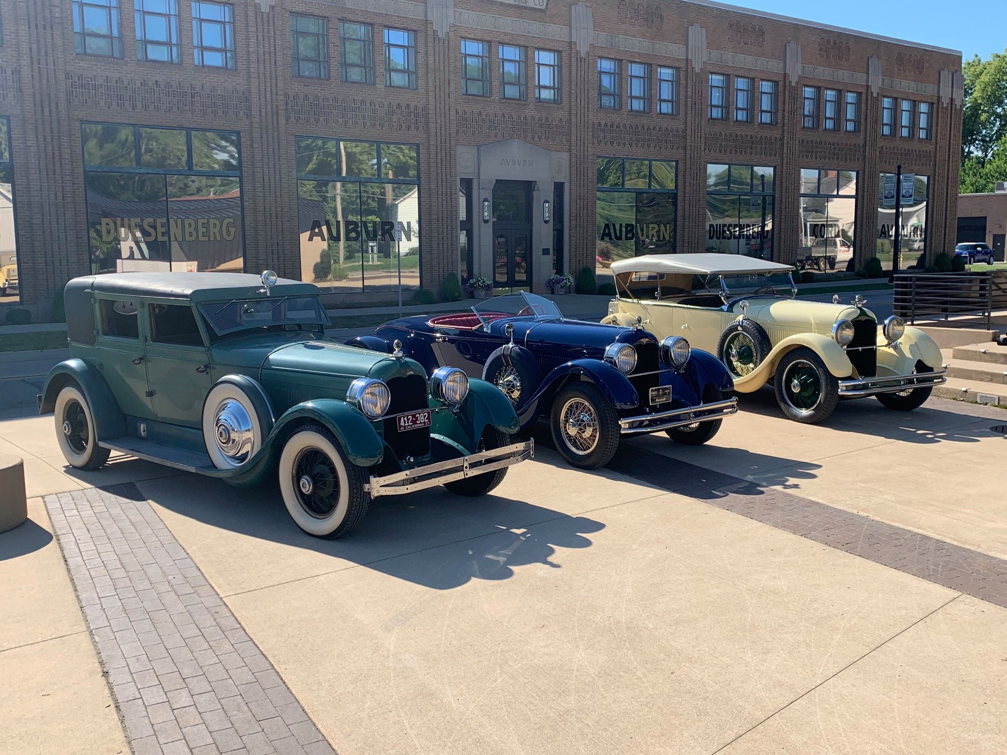 Duesenberg Model Xs on display at Auburn Cord Duesenberg museum