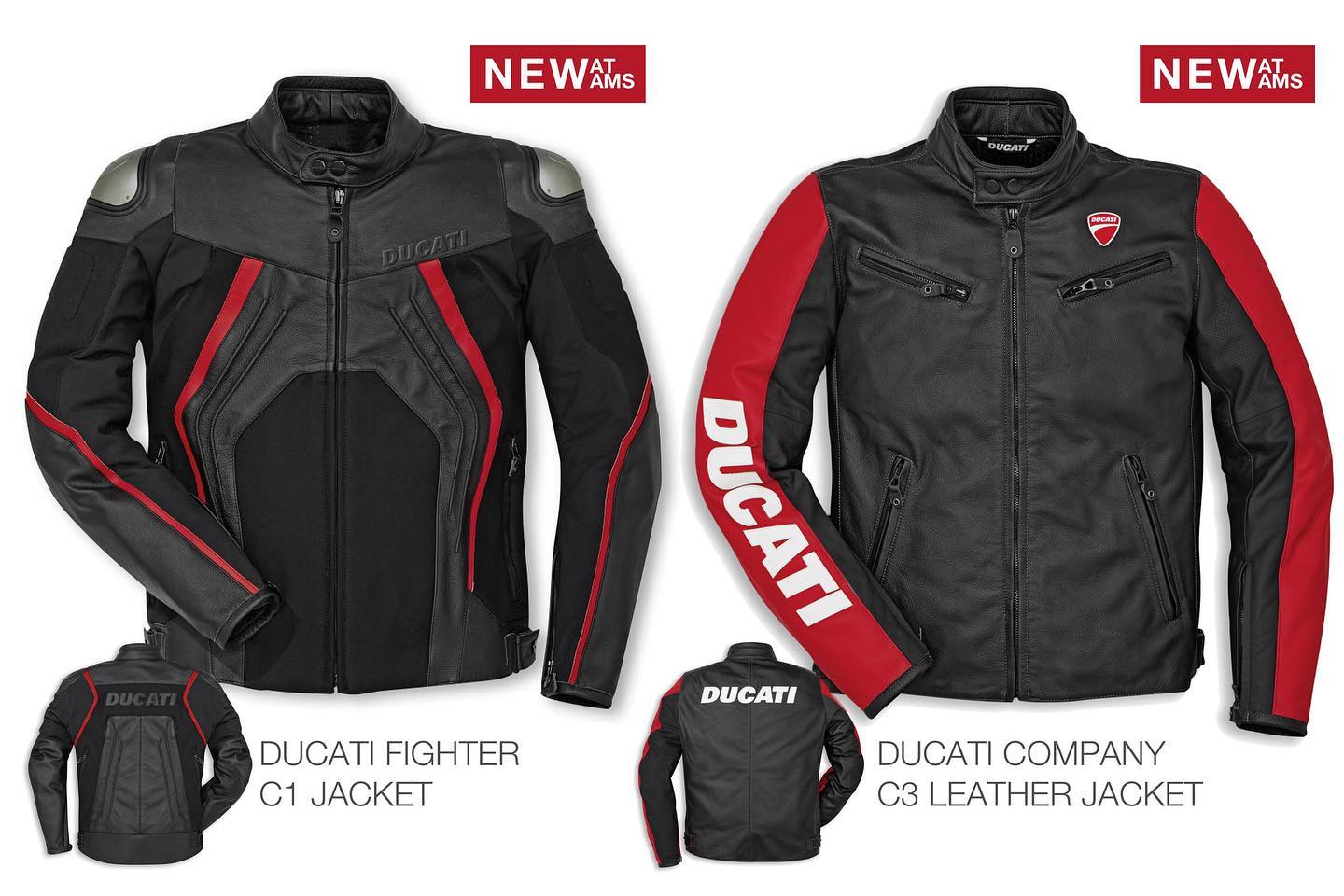 New leather jackets just added to AMSDucati.com and a large 
