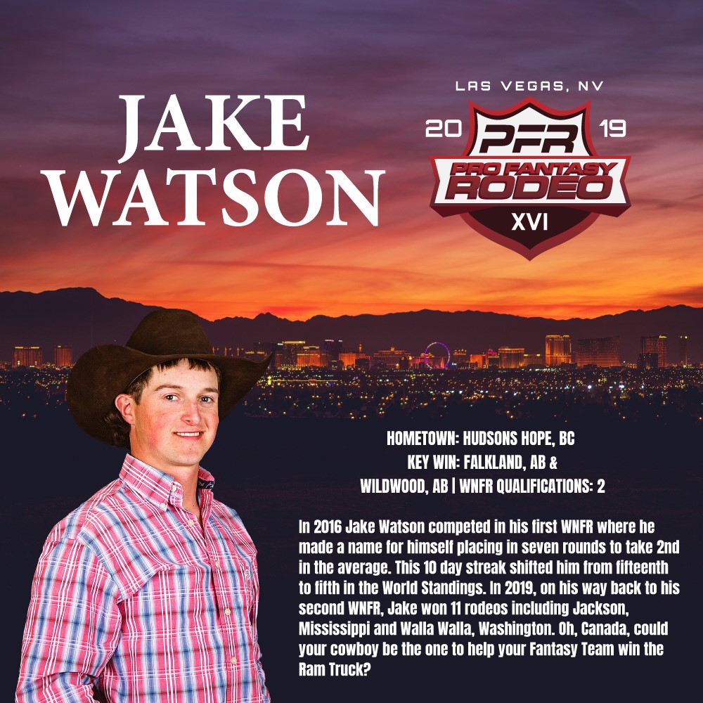 🇨🇦 Saddle Bronc Rider Jake Watson is... - Pro Fantasy Rodeo | Facebook