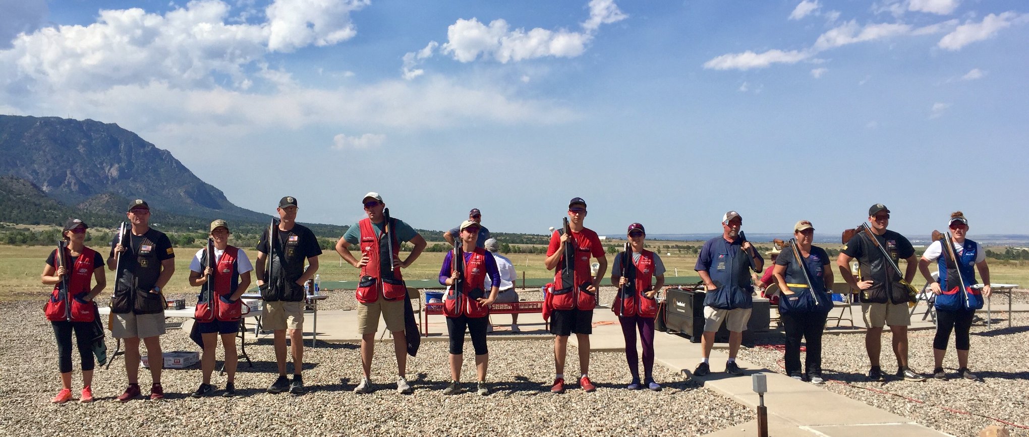USA Shooting - Today was the first day of the Trap Mixed...
