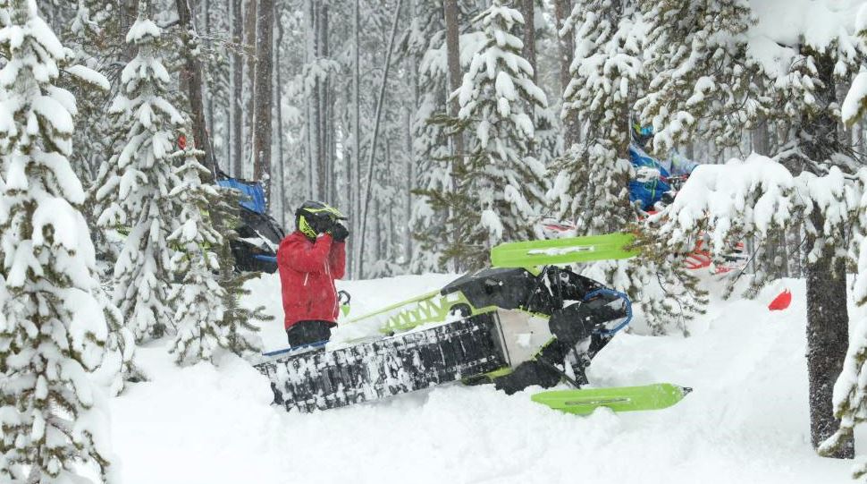 Snow - Without any of us even asking, our test rider apparently thought ...