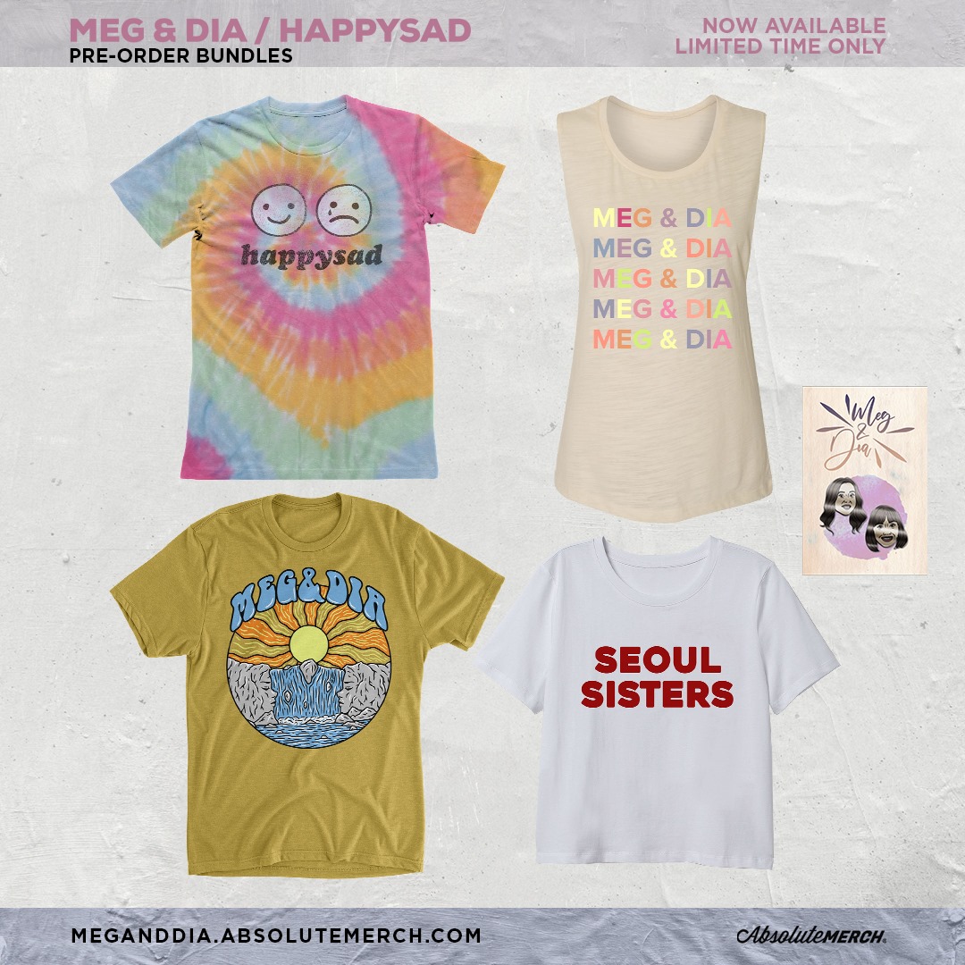 Meg & Dia - Our new merch line is finally here! Every... | Facebook