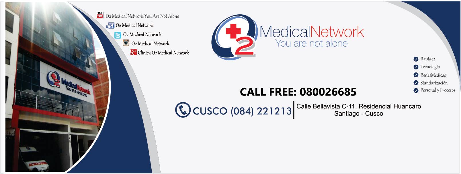 Clínica O2 Medical Network - #clinica #salud #viajero #cusco #peru # ...
