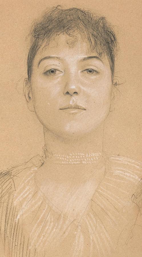 Portrait of a women by Gustav Klimt 1893 Belvedere Museum Vienna