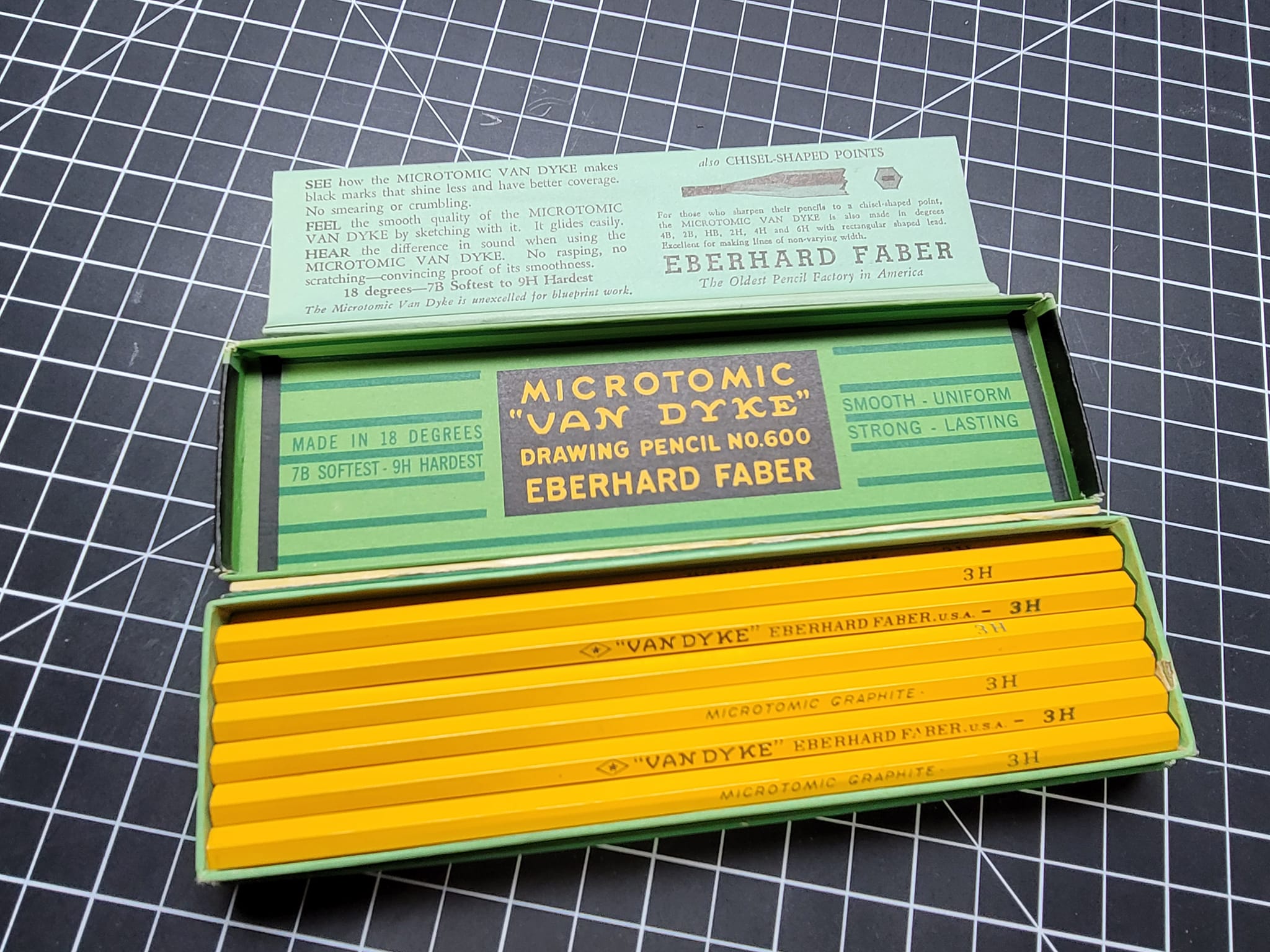 What is the value of Eberhard Faber Van Dyke No. 601 lead pencils?