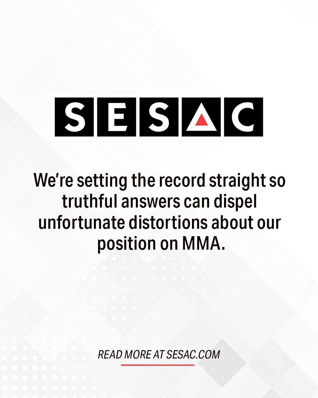 SESAC - Setting the Record Straight: Read the Facts on...