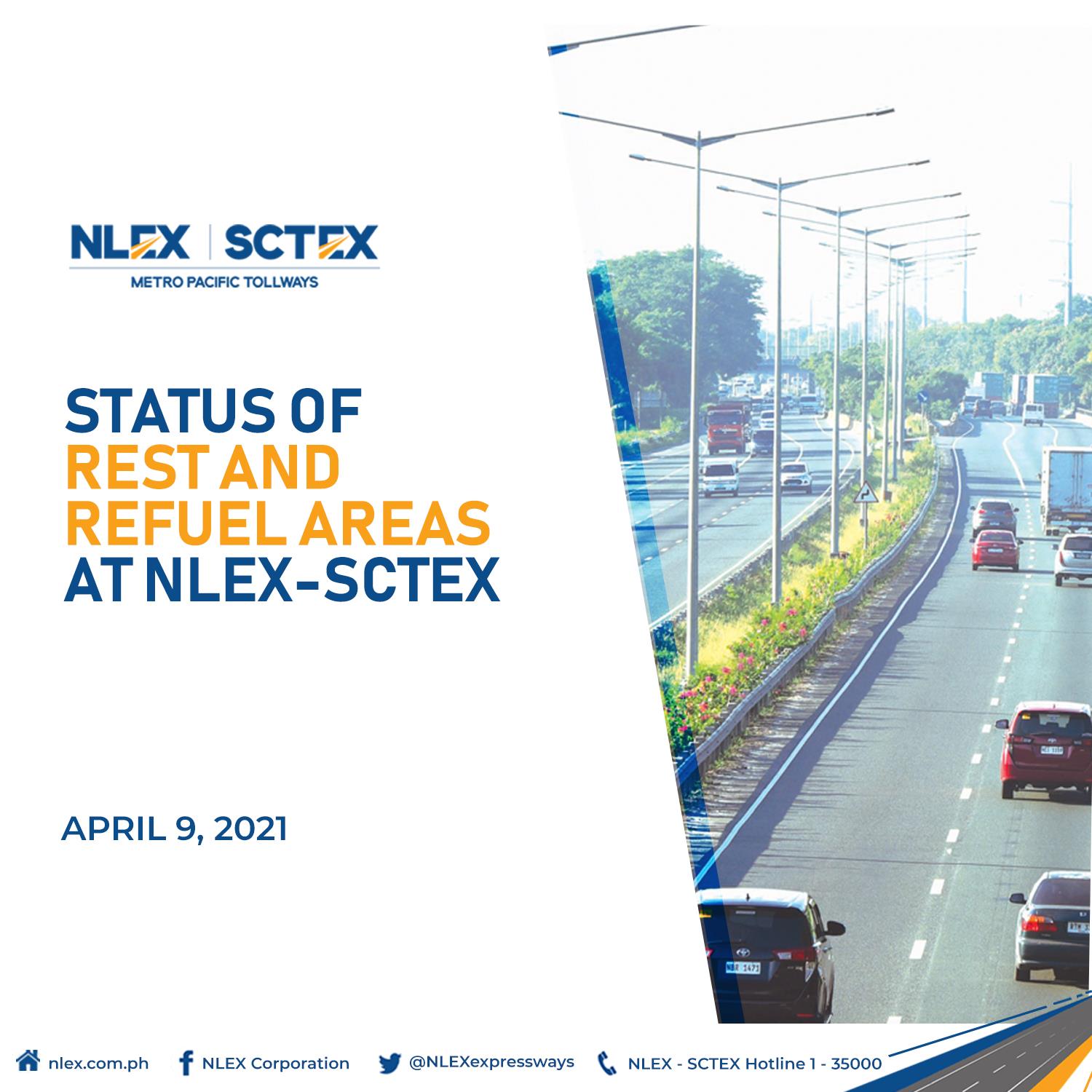 Please be guided on the status of rest... - NLEX Corporation