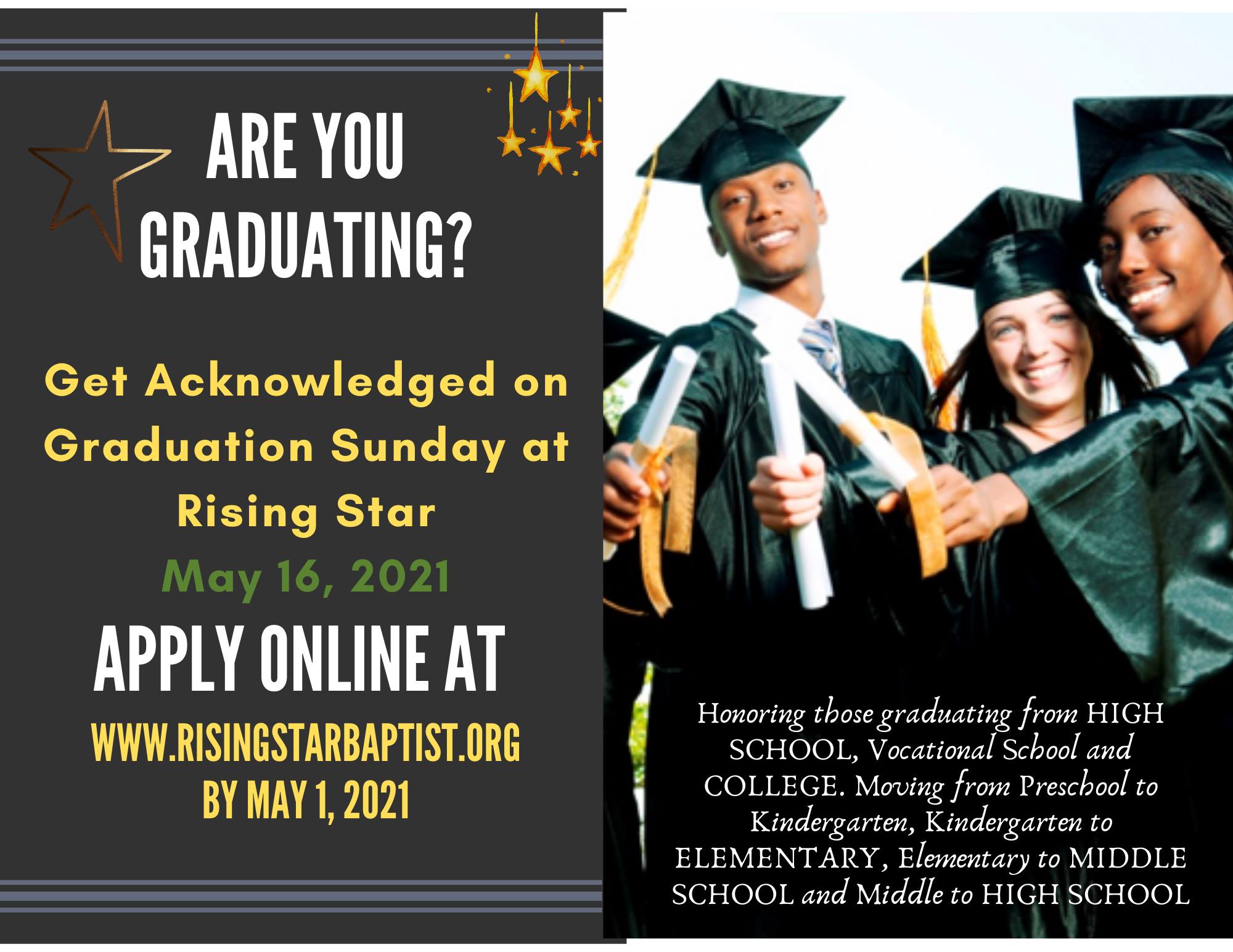 Congratulations! If you are... - Rising Star Baptist Church