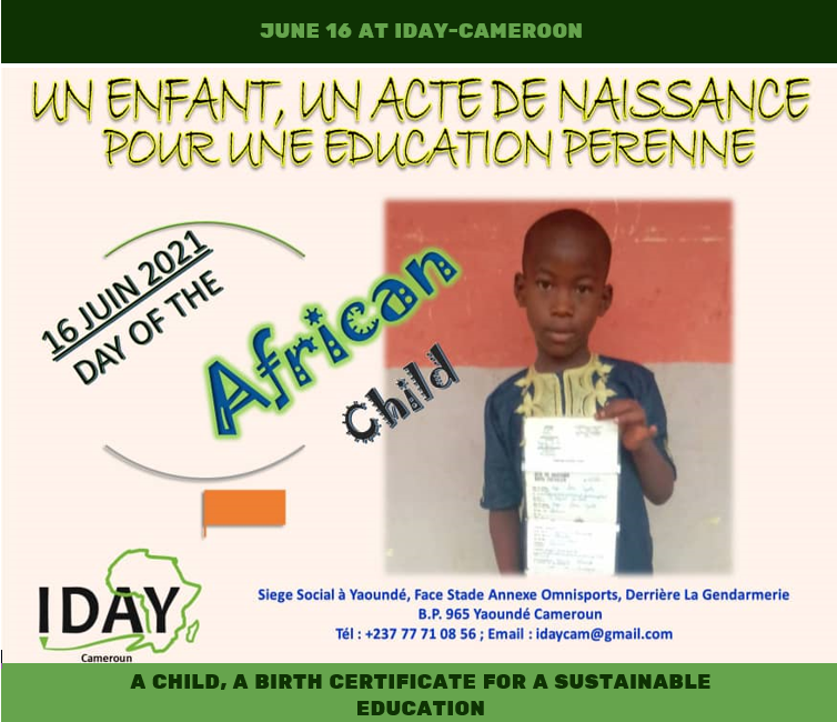 IDAY - A l'occasion du 16 juin, IDAY-Cameroun mène des... | Facebook