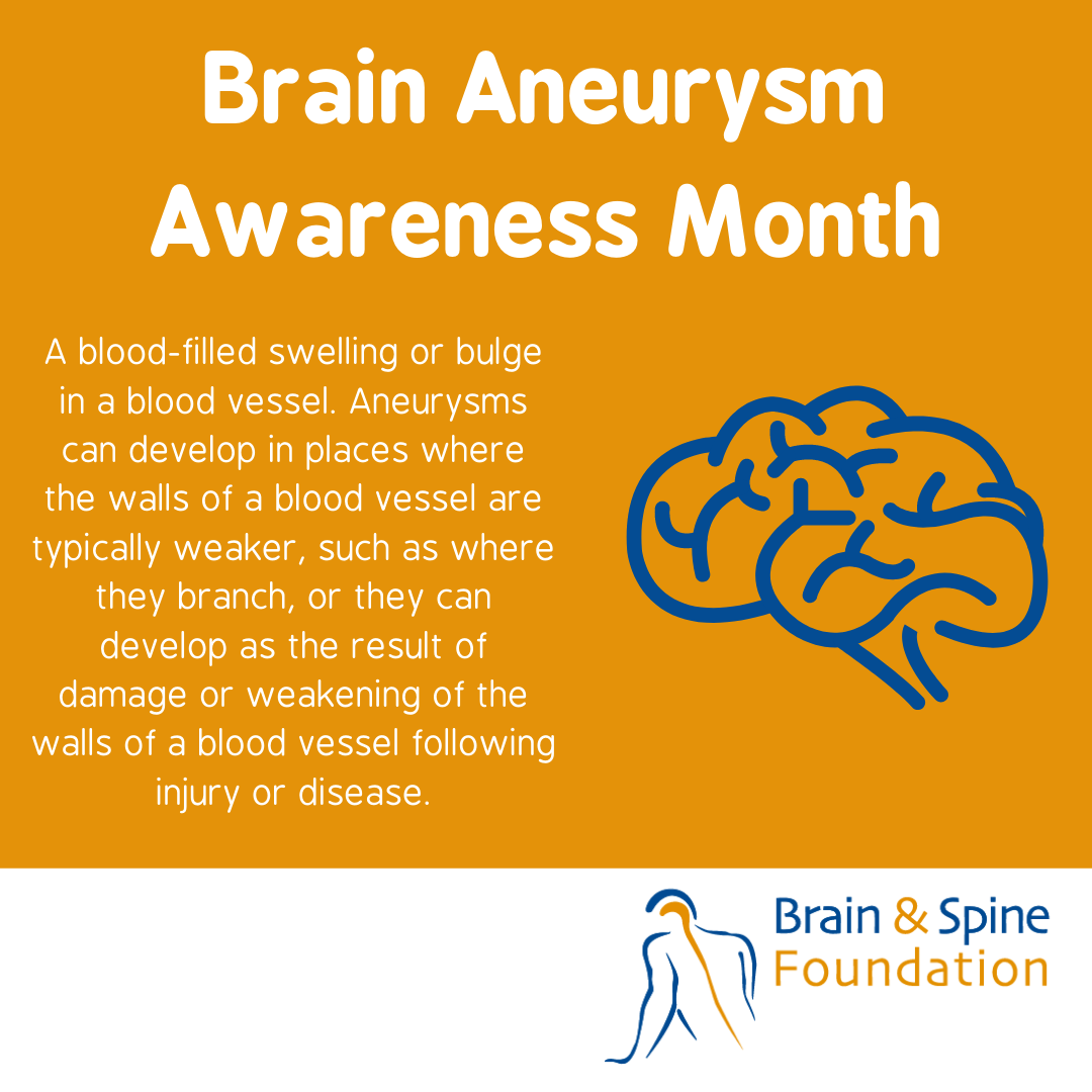 September is Brain Aneurysm... - Brain & Spine Foundation | Facebook